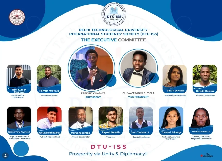 DTU-ISS First executive committee poster, with Oluwaferanmi Iyiola as Vice President