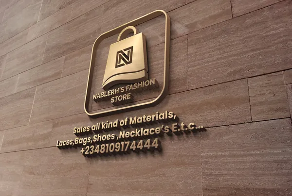 Nabileen's Fashion Store, Logo and mock up · Oluwaferanmi Iyiola