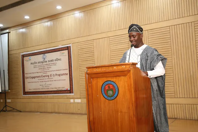 ICCR Exit Engagement Evening · Oluwaferanmi Iyiola